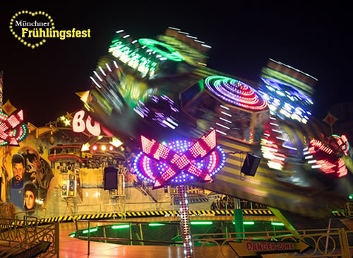 Fahrgeschäft auf dem Deggendorfer Volksfest - VdK Frühlingsfest in Deggendorf