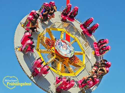 Nürnberger Volksfest - Fahrgeschäft am Dutzendteich - Frühlingsfest Nürnberg