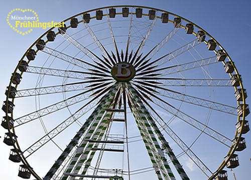 Cannstatter Volksfest - Riesenrad auf dem Stuttgarter Frühlingsfest