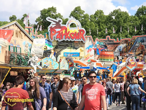 Reservierung auf dem Frühlingsfest - Festzelte auf der Theresienwiese in München