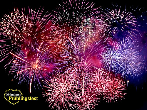 Brillantfeuerwerk Theresienwiese - Feuerwerke auf Frühlingsfest München