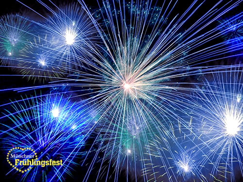 Musikfeuerwerk Theresienwiese - Feuerwerke auf Frühlingsfest München
