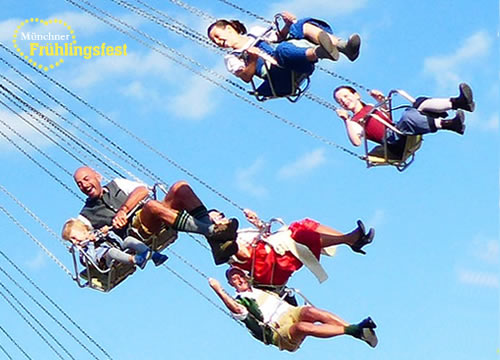 Kettenkarussell auf Frühlingsfest München